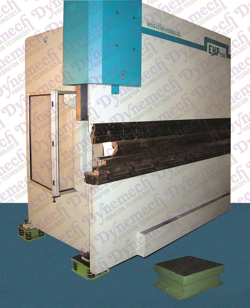 Press-Brake Installation Spring Isolator Mounts