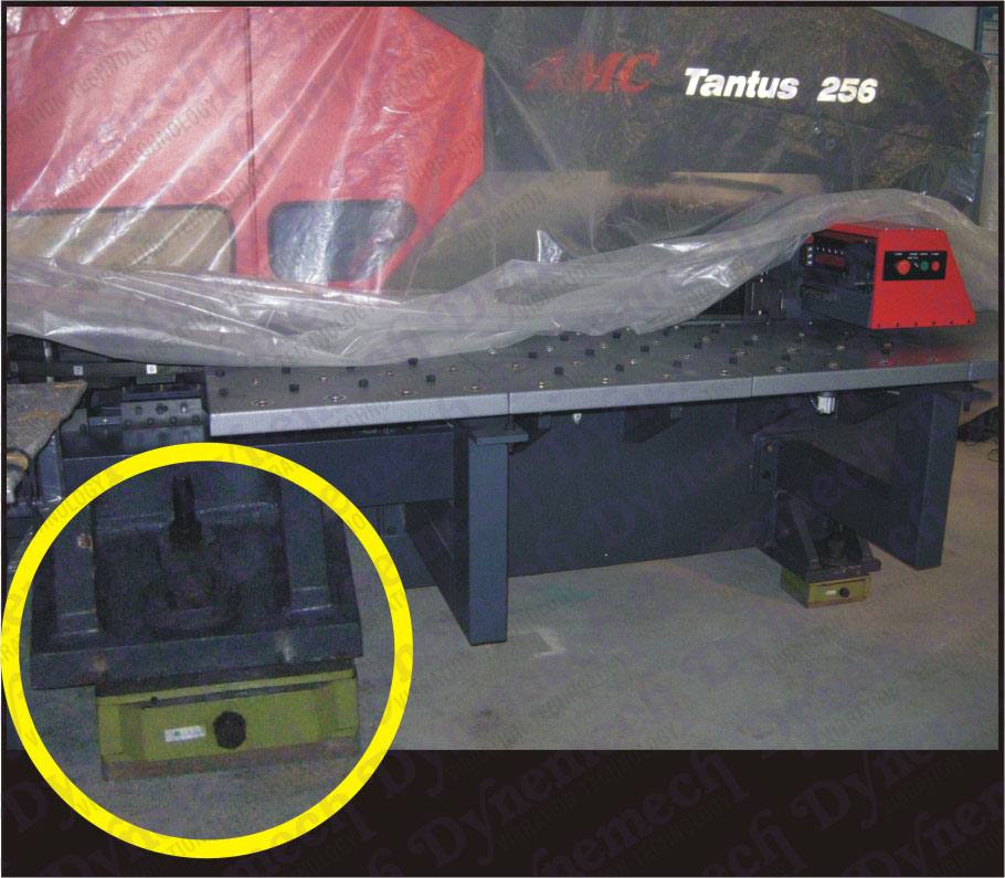 Turret Punch Press Installation Wedge Mounts